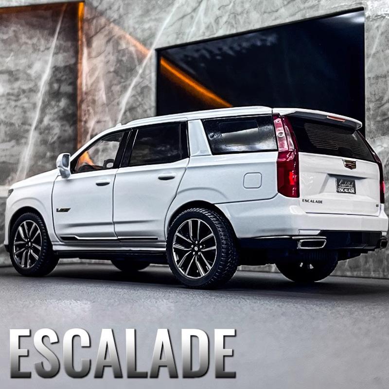 1/24 Scale Cadillac Escalade SUV Alloy Diecast Model Pull Back Toy Gift For Friends Collection Of Hobby Decorative Fine Present