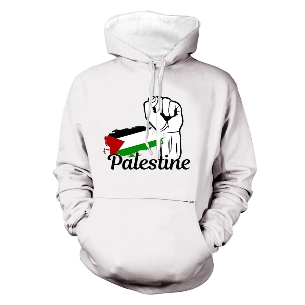 Men's Vintage Long Sleeve Hoodie Printed Hooded Sweatshirt Top