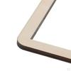 Auswahl 3cm / 5cm 10cm Unfertiger Hohlquadrat aus Holz
