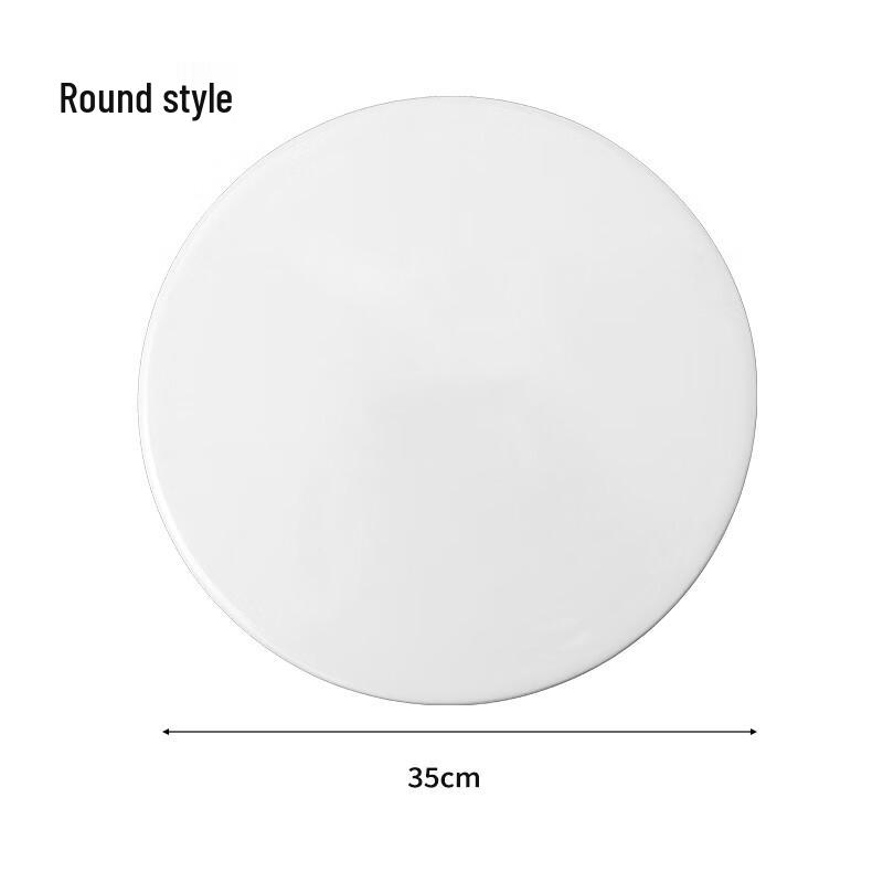 ZISIZ Ceramic Round Flat Plate
