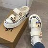 Cartoon shallow canvas shoes new autumn casual niche design sense