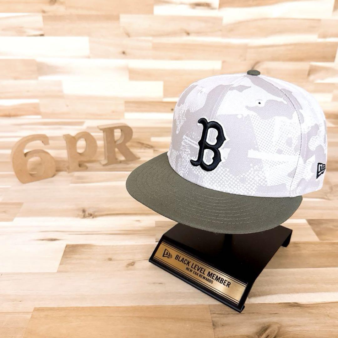 

[USED] New Era x Red Sox Urban Camouflage Cap, Beige x Khaki