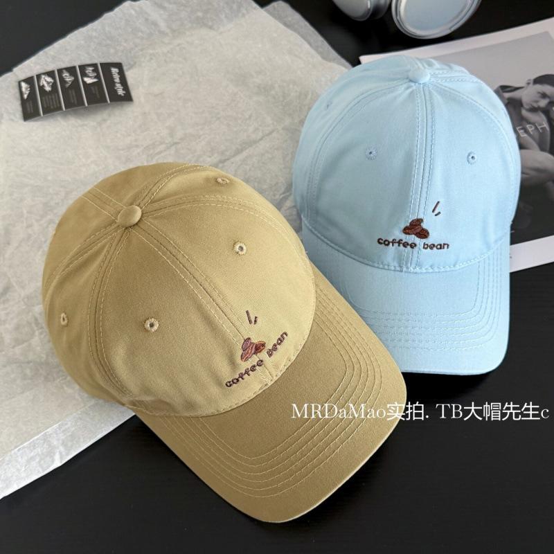 Embroidered Peaked Cap Women'S Spring Summer Fashion Versatile Face Small Baseball Cap Deep Top Wide Brim Sun Protection Cap