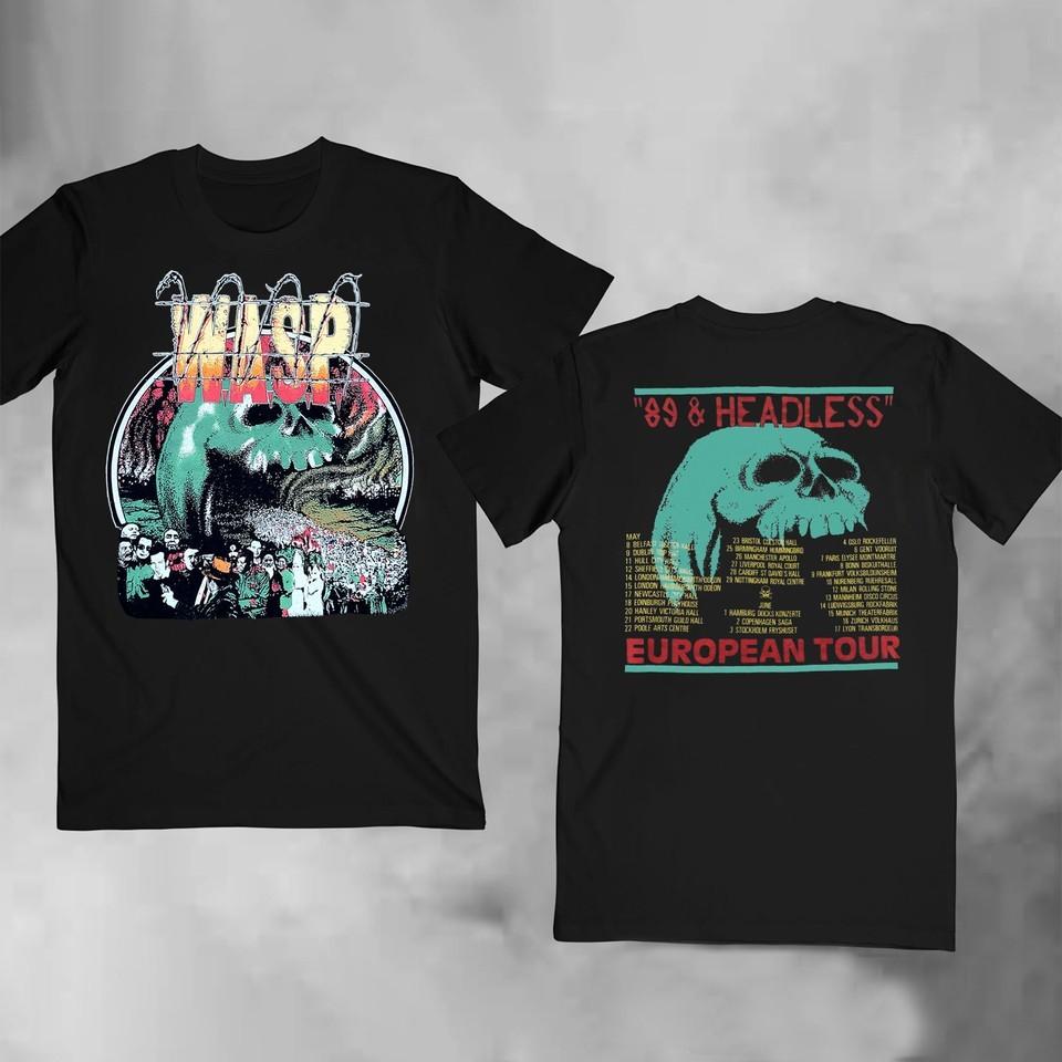Vintage WASP HEADLESS 1989 Tour T Shirt XL
