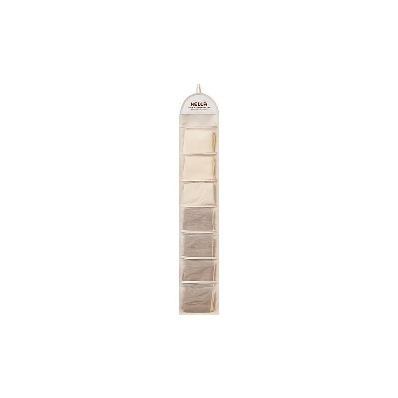 1pcs Woven Hanging Storage Bags, Odorless, Space-Saving Organizer for Home and Bedroom, Easy Access for Small Items
