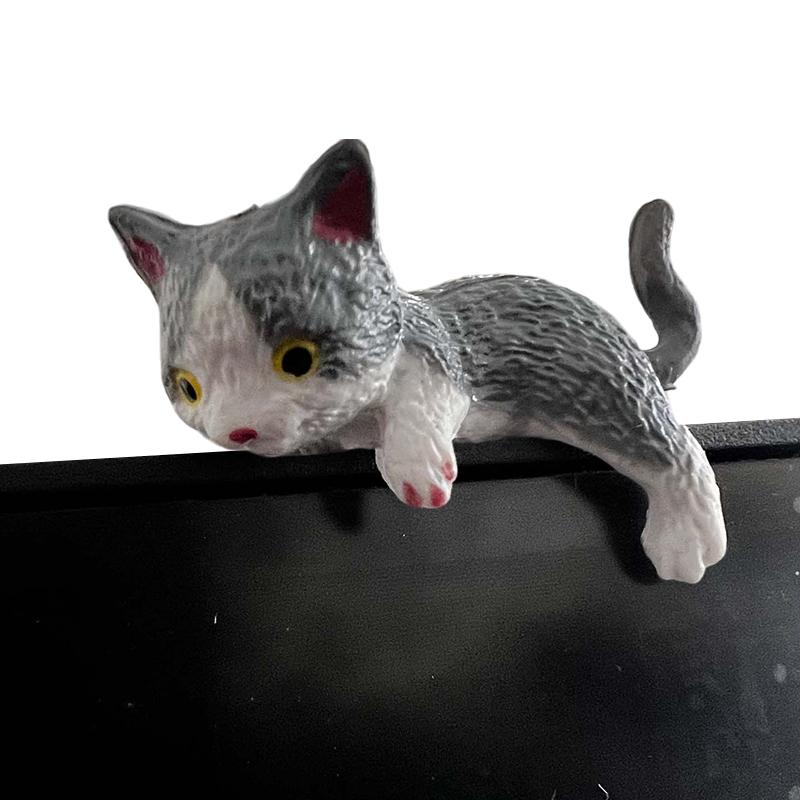 Tegneserie Simulering Akvarium Kantheng Katt Akvarium Ornament Figur Minilandskap Hjemmedekorasjon Søte Skrivebordsgaver