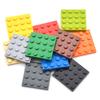 15PCS 4x4 Dots Blocks Base Plate Colorful Building Bricks Compatible Parts 3031 DIY Educational Toys for Children