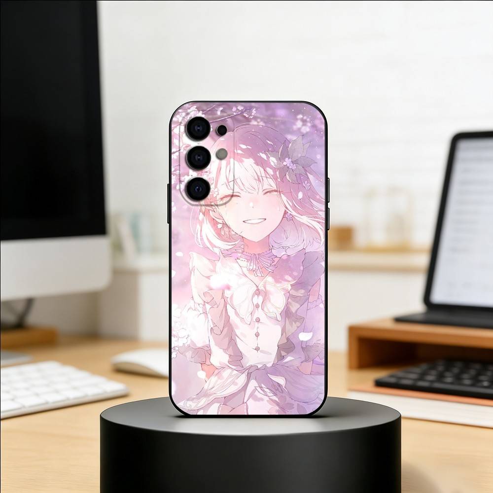 P-Project S-SEKAI Mizuki Akiyama Phone Case For Samsung S25,S24,S21,S22,S23,S30,Ultra,S20,Plus,Fe,Lite,Note,10,Black Cover