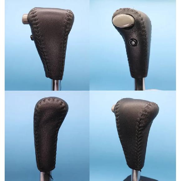 New Real Leather Gear Shift Knob Cover For Toyota Land Cruiser LC80 LC100 2001 2002 2003 2004 2005 2006 Gear Ball Protector