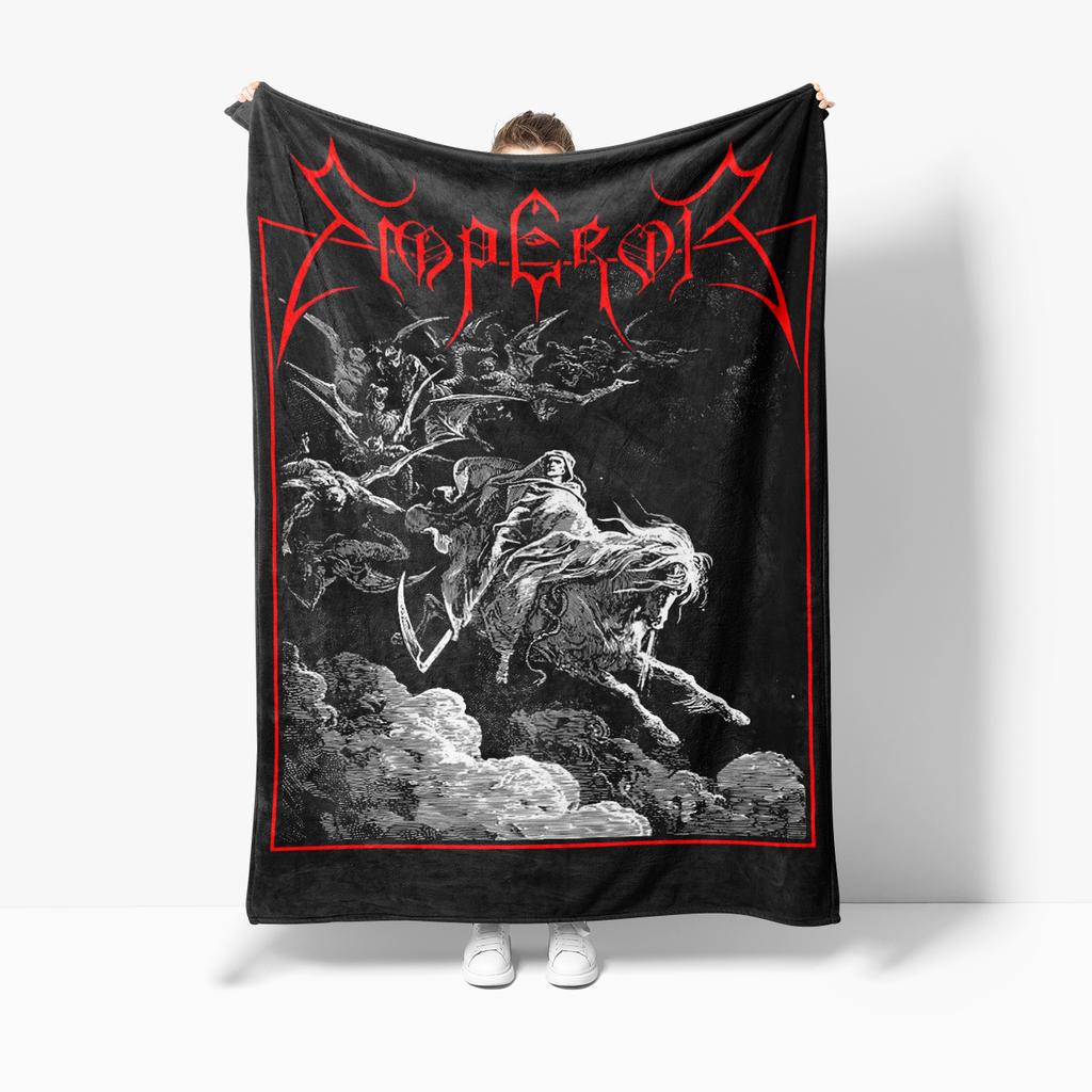 Black Metal Band Rock Music Prints Blanket, Can Be Used As Bed Sheet Cover Blanket, Nap Blanket, Pet Blanket