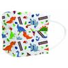 Skater Nonwoven Masks for Children, Boxed, 25 Masks, Three-Layer Construction, Dinosaur Design, MSKP25-A