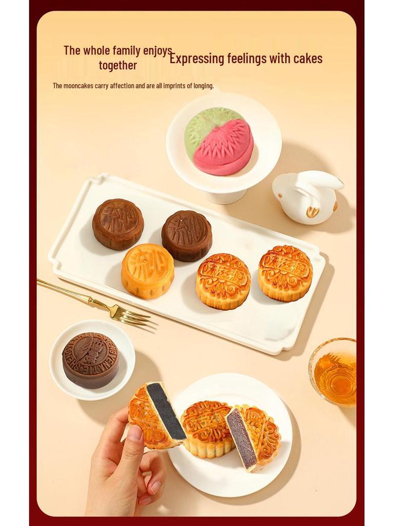 Wei Zi Yuan 2-Layer Mooncake Gift Box - 10 Cakes, 10 Flavors, 410g - Cantonese Five Nuts Mid-Autumn Festival Box