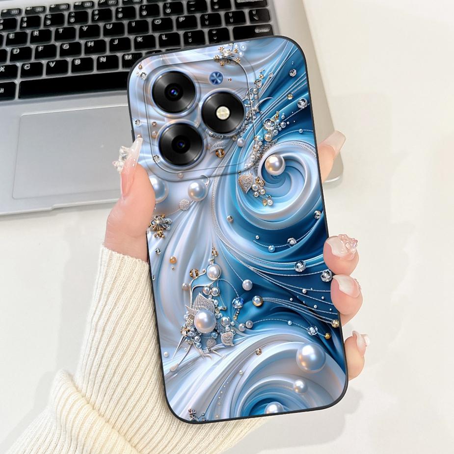 For Tecno Spark 20C Case Spark20 Pro KJ6 New Fashion Candy Painted Cover Shockproof Phone Case For Tecno Spark 20 Pro Plus Shell