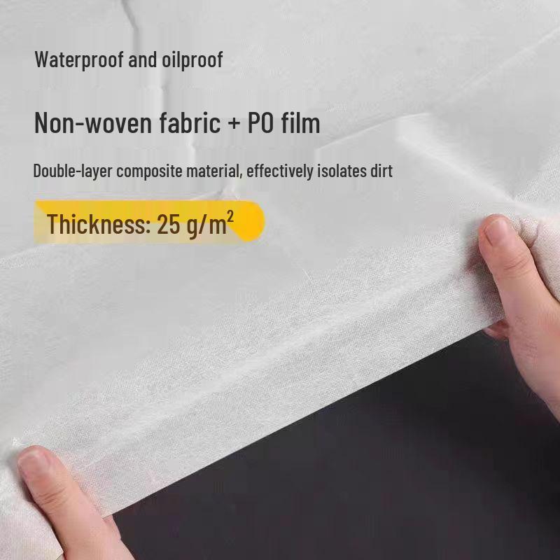 Waterproof Oilproof Breathable Massage Bed Sheet with Hole - Thickened Disposable Non-Woven Fabric