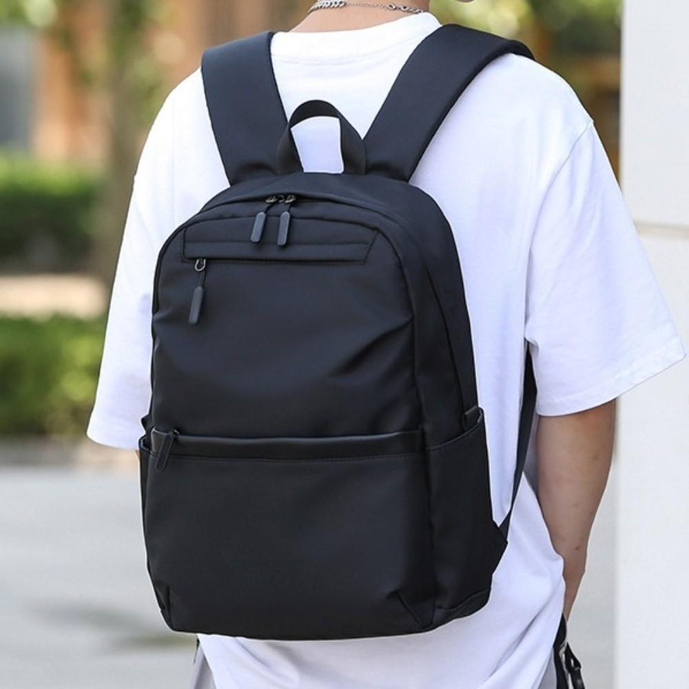 Oxford Cloth Student School Bag Waterproof Laptop Bag Men Backpack  Business