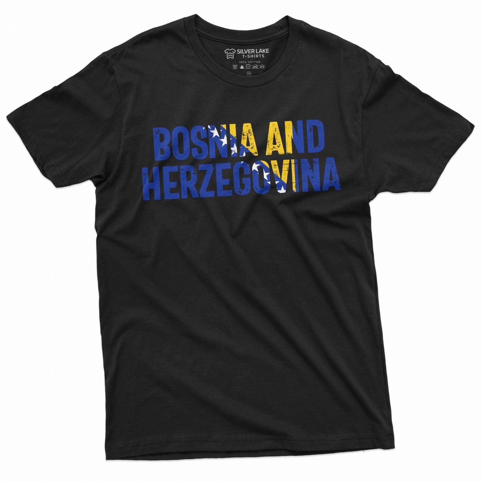 Bosnia and Herzegovina T-Shirt Bosnia Patriotic Shirt Bosnia Lover Gift Tee XXXL