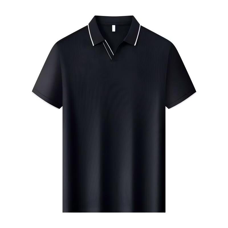 

Men s Anti-Wrinkle Cool-Touch Spread Collar Polo Shirt 4XL