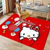 Office Rug Hello Kitty, balloons Anti-Slip Rug, Machine Washable for Living Room, Bedroom, Office, Multiple Sizes, Bedroom Mat, Decorative Mat, Durabl