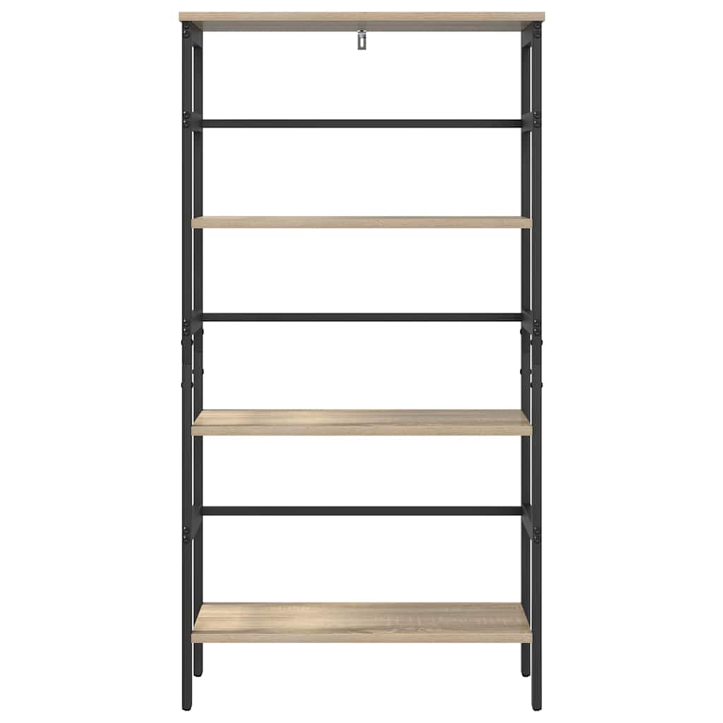 Bookshelf Sonoma Oak 60 x 29.5 x 115 cm Particleboard