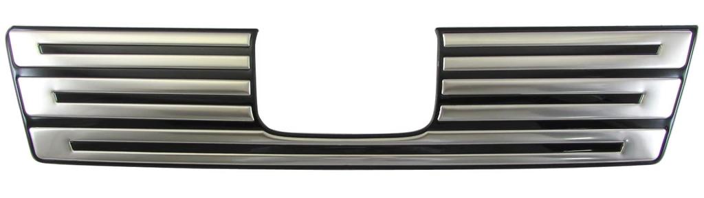 BRIGHTZ Stainless Steel Plated Grille Cover in Satin Silver for the Hijet Truck S500P/S510P (Late Model) [GRI-COV-L-047]