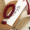 Red Prayer Beads Mala Bracelet Yoga Bodhi  Bracelet Bodhi Root Bracelet  Prayer Use