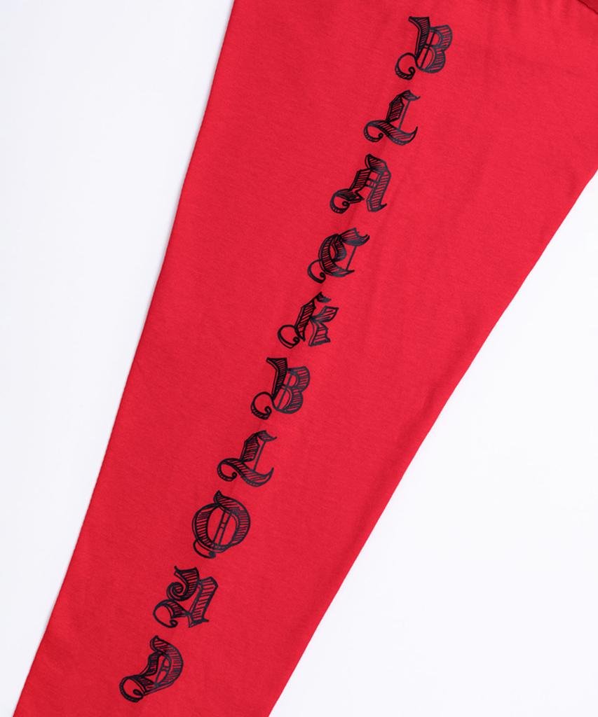 BLACKBLOND Vividi Sketch Logo Long Sleeve Tee (Red)