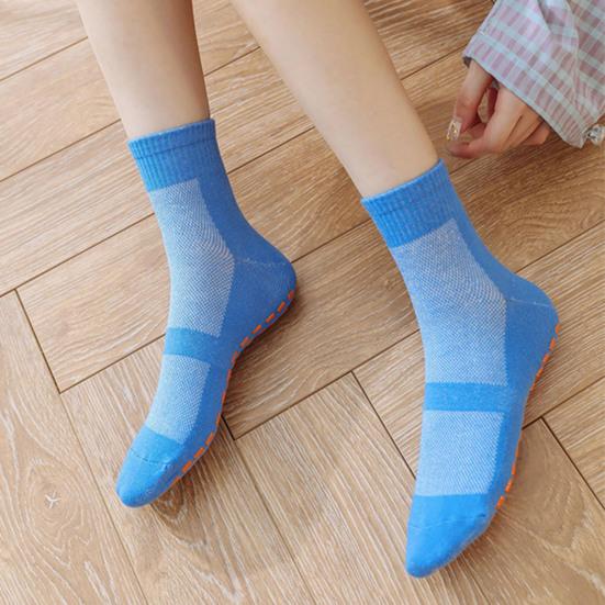 

5 Pairs Adults Massage Socks Anti-Slip Cotton Trampoline Socks Breathable Elasticity Short Yoga Sports Floor Socks фіолетовий