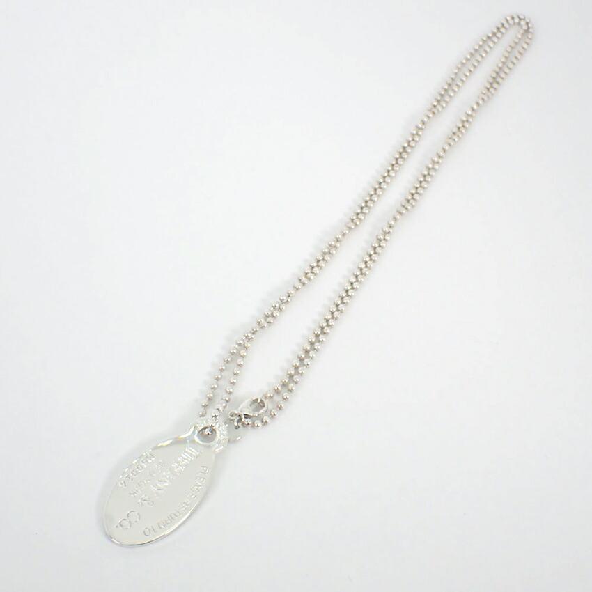 [Used] TIFFANY/Tiffany 925 Return to Tiffany Oval Tag Necklace/g443-73