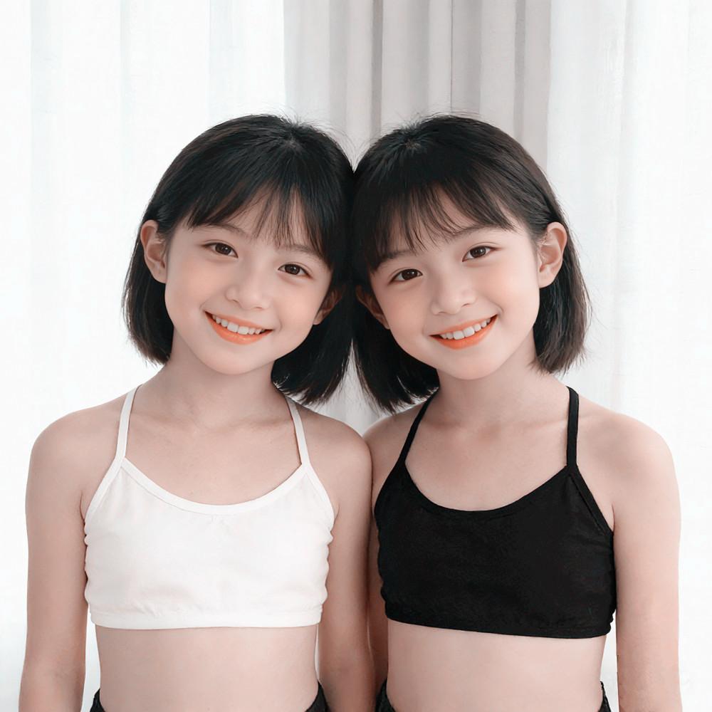 New Girls Summer Camisole Tank Top Student Wireless Bra Teen Bralette