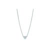& Co.. Elsa Peretti® Diamantbesetztes Platin-Halsband Damen Halskette Silber GRP00436