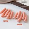 5Pcs/Set Display Stand Silicone Practice Fingers Silicone Nail Art Practice Hand  Manicure Training