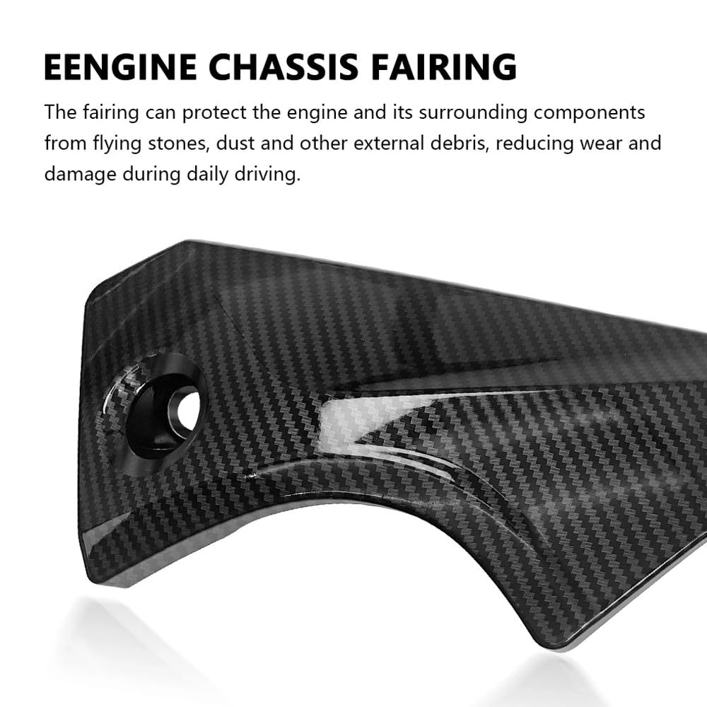 FOR GSX 8S 2024 GSX8S Motorcycle Accessories Engine Chassis Shroud Fairing Exhaust Shield Guard Protective Cover gsx8s GSX-8S 2022- (Black) [Used]