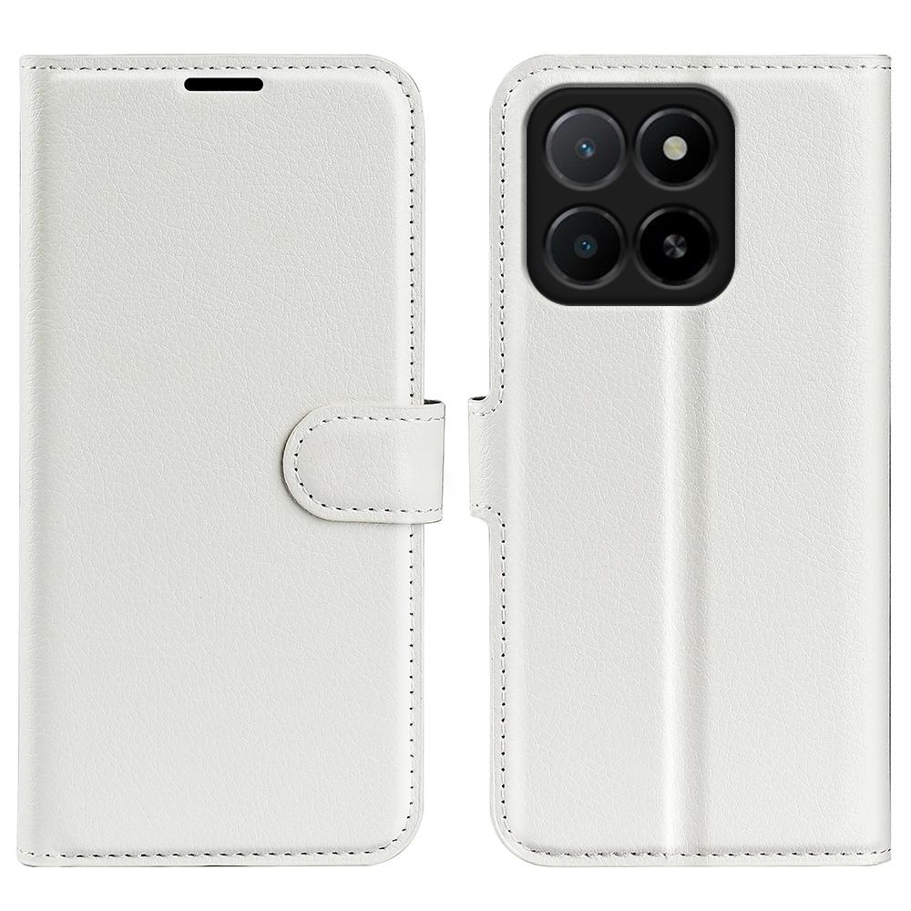 For Honor X5b Case Litchi Texture Shockproof Leather Wallet Phone Cover