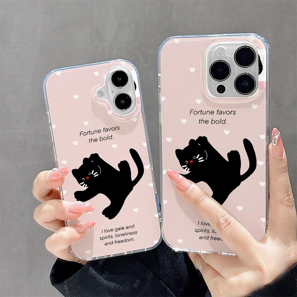 Painted Phone Case for iPhone 12 13 15 16 iPhone 16 12 13 14 15 Pro  14 15 16 Pro Max Coverage Shockproof Anti-Fingerprint Fresh Style Protective Case