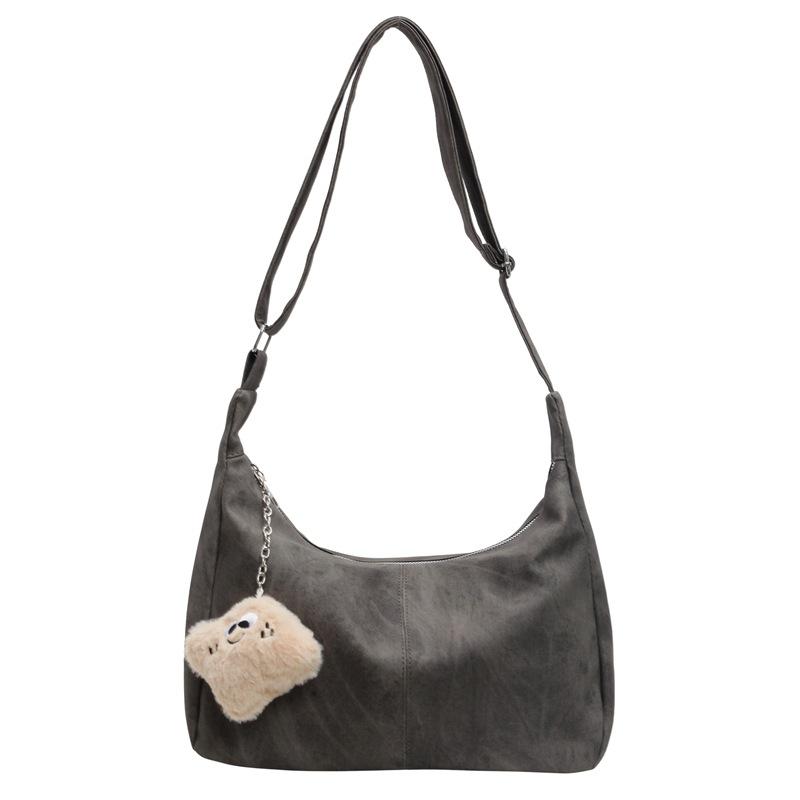 Modische Retro-Tragetasche Damen Nische Pendeln Großraum Umhängetasche Ausländischer Stil Studentin Unterricht Schultertasche