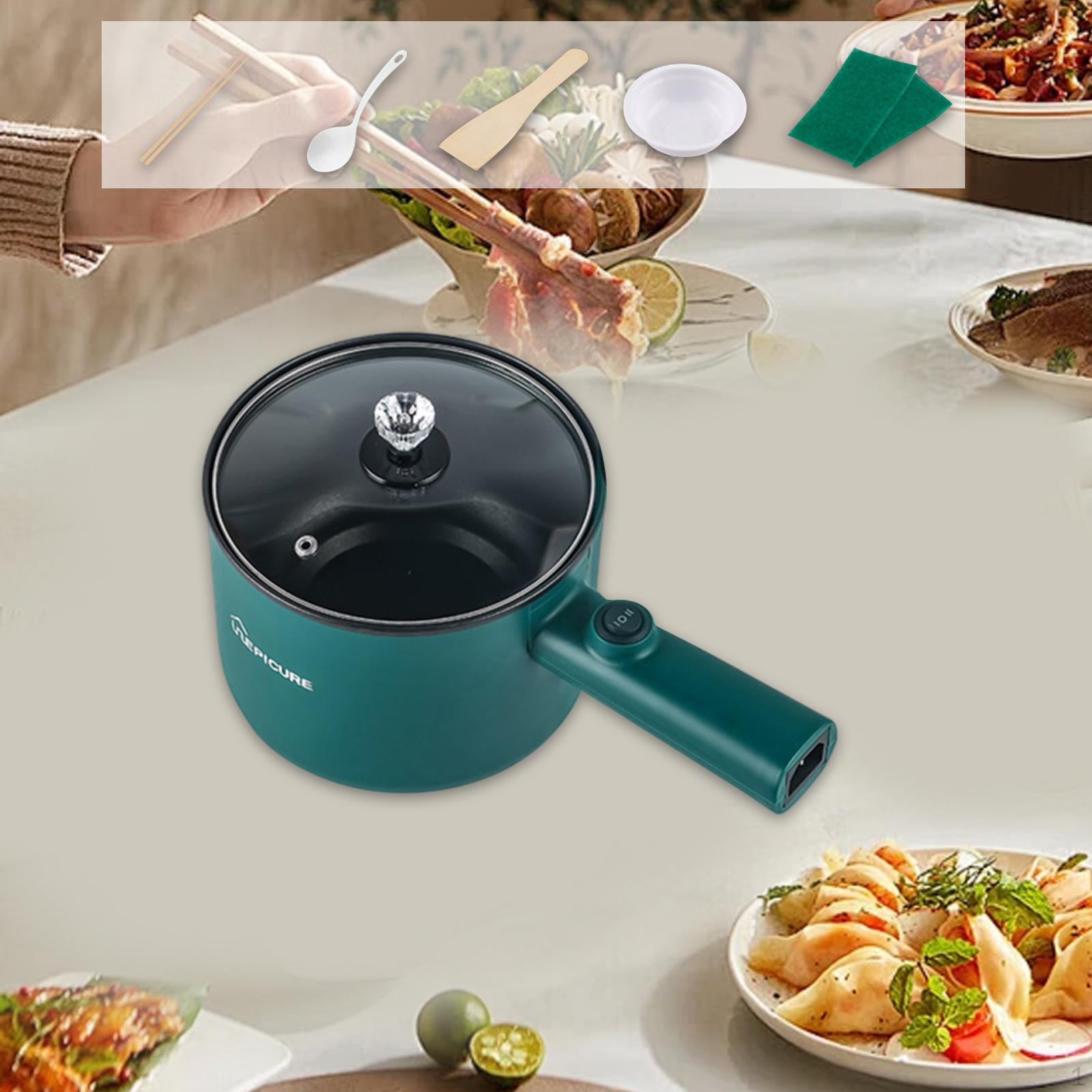 

Электрическая кастрюля, сковорода с антипригарным покрытием, многофункциональная, электрическая мини-плита для приготовления пищи в общежитии