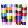 (25 Yards/roll) 5cm White Single Face Satin Ribbons Webbing Decoration Gift Christmas Ribbon