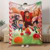 1 pezzo, Ralph Spacca Internet: Coperta per la Casa di Ralph Spaccatutto 2, Coperta per Divano, Coperta da Esterno, Regalo per Amici, Coperta in Flanella