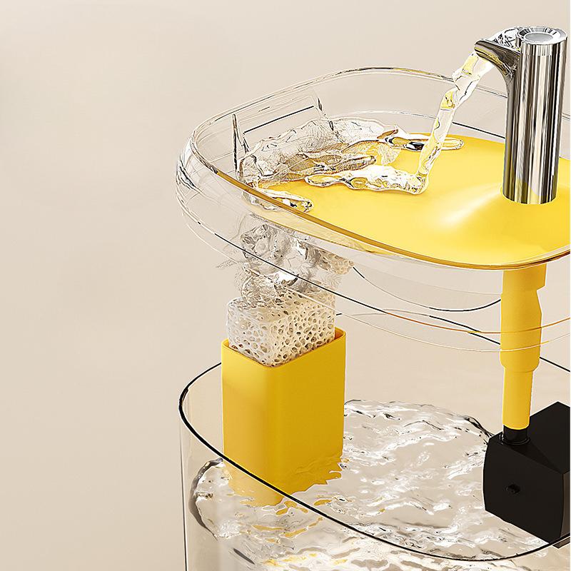 1500ml Large Capacity Cat Water Fountain Automatic Circulating Filtered Pet Drinking Machine For Cats And Dogs MIT