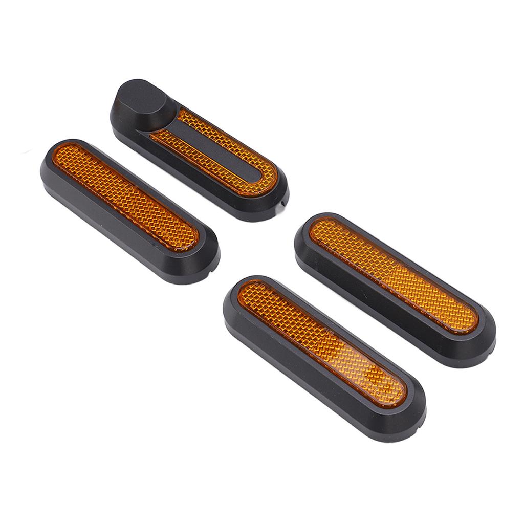 4Pcs Electric Scooter Wheel Hubs Cover Safe Drive Install Easily Electric Scooter Accessories for Xiaomi M365Yellow