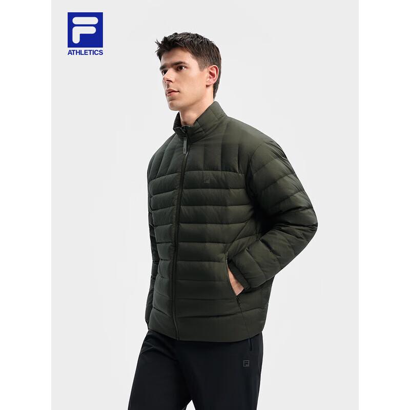 FILA Men's 2025 Winter Loose Fit Stand Collar Down Jacket
