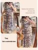 2026 Women's Lyocell Cotton Nightgown - Summer Short Sleeve, Outdoor & Homewear, New Chinese Style, Plus Size