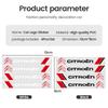 4Pcs Car Door Handle Stickers Tire Rear View Mirror Decals Decoration For Citroen Grand Berlingo Jumper Celysee Xsara Picasso