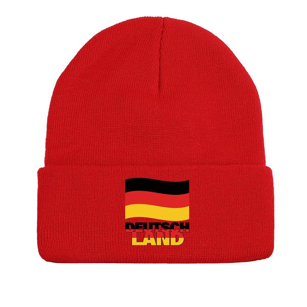 Flag of Norway Print Knit Hat Beanie, Patriotic Woman Cap Candy Color Lightweight Simple Pompom Beanies Knitted Hat Beanie