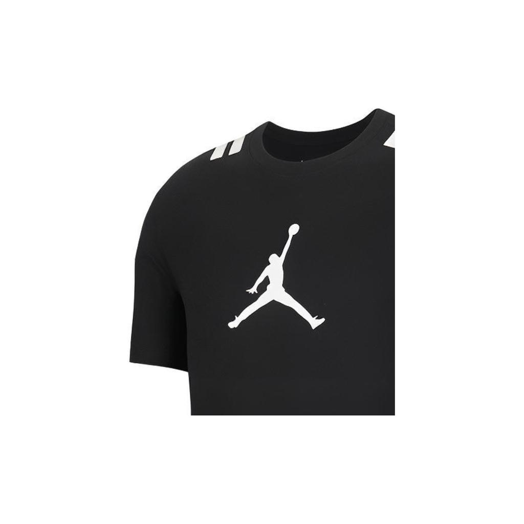 Air Jordan Logo Casual Sports Short Sleeve T-Shirt Men Tops Black CZ2490-010
