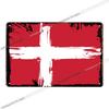 American Canada National Flag Wall Decoration Tin Sign Vintage Country Flag Metal Plaque Childrens Room Decor xcm