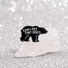 Dog Colorful Whimsical Bear Brooch Alloy Cartoon Accessory For Outfits Fun
