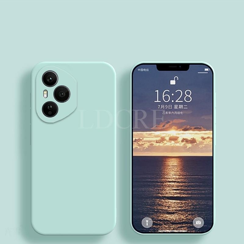 Für Honor 400 Pro Hülle Flüssigsilikon Hülle Honor 400 Pro Hülle TPU Einfache Gummi Schutzhülle Honor 400 Pro Hülle