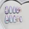 Almond Nail Tips Fake Nail Glues On Nail Stick On Nail Press On Nail Artificial False Nail for Womens and Girls