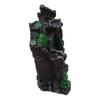 Ancient Castle Shape Fish Tank Ornaments Artificial Resin Aquarium Castle Decoration Exquisite Aquarium Cave Building Decoration